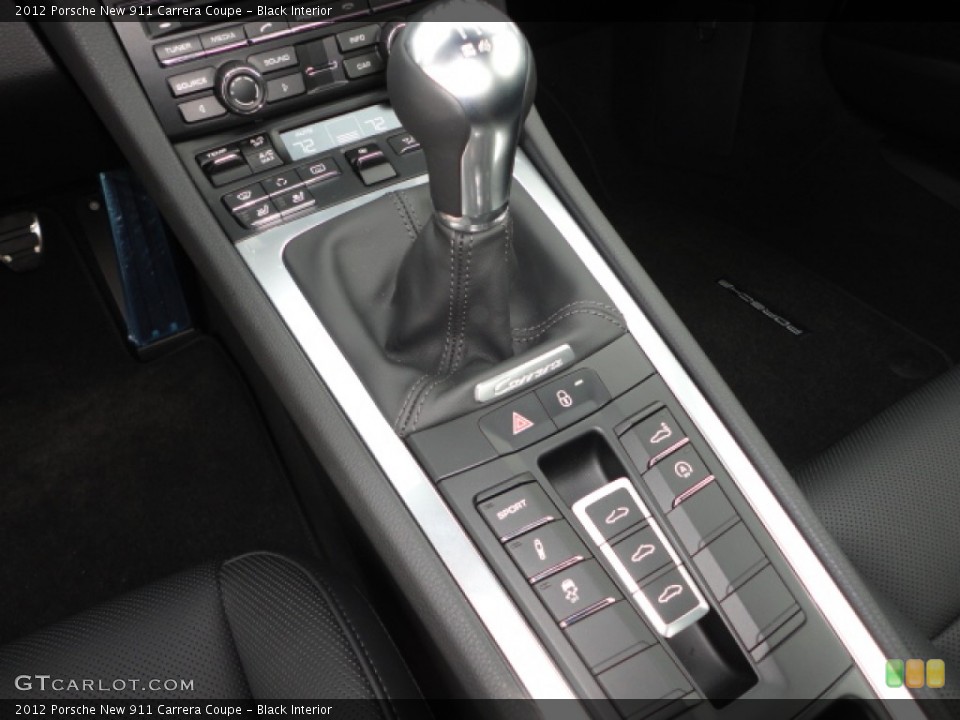 Black Interior Transmission for the 2012 Porsche New 911 Carrera Coupe #73080047