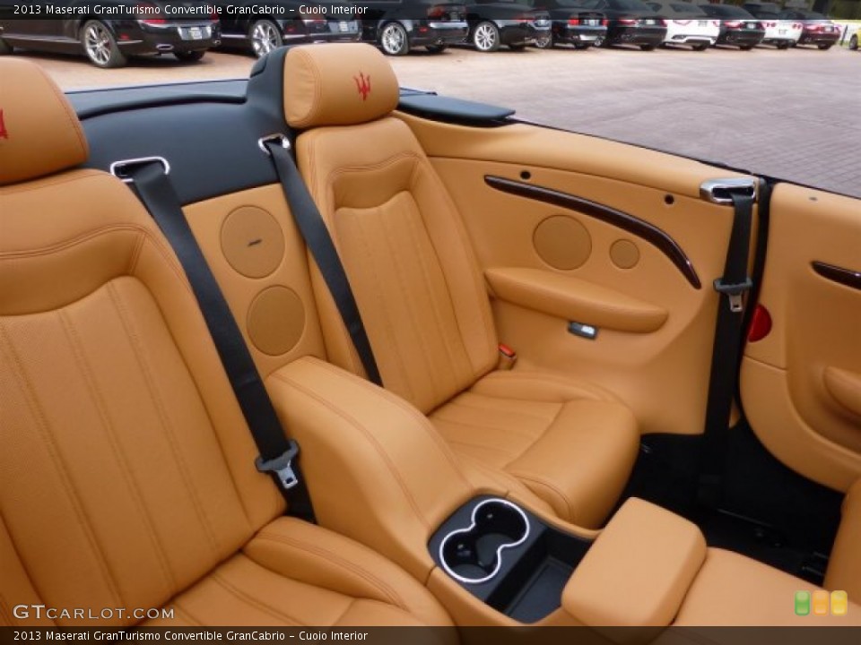 Cuoio Interior Rear Seat for the 2013 Maserati GranTurismo Convertible GranCabrio #73080093