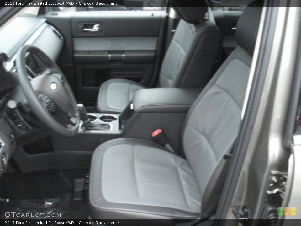 Charcoal Black Interior Front Seat for the 2013 Ford Flex Limited EcoBoost AWD #73081273