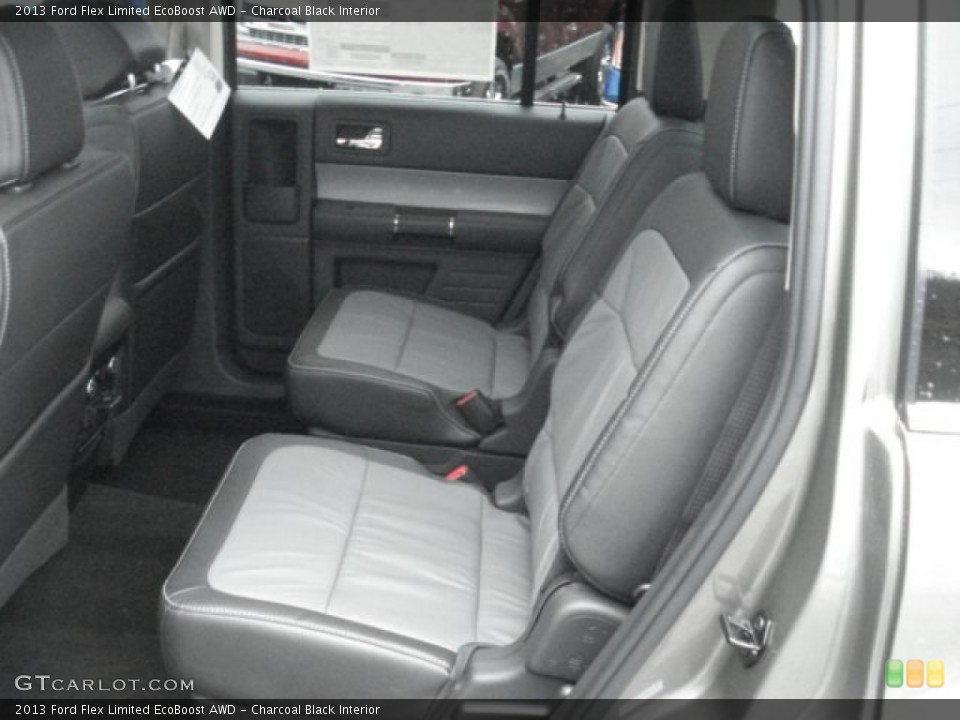 Charcoal Black Interior Rear Seat for the 2013 Ford Flex Limited EcoBoost AWD #73081317