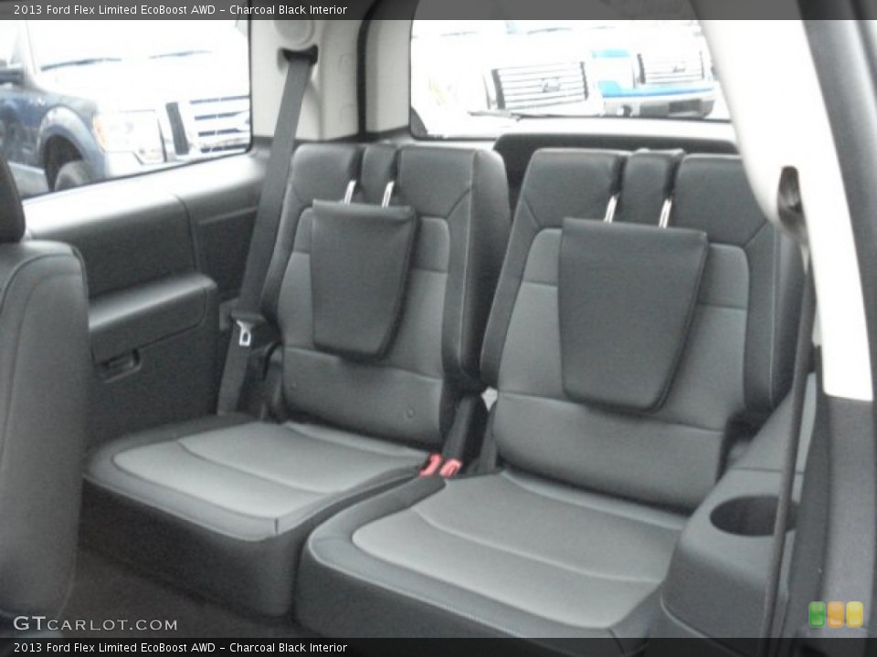 Charcoal Black Interior Rear Seat for the 2013 Ford Flex Limited EcoBoost AWD #73081333