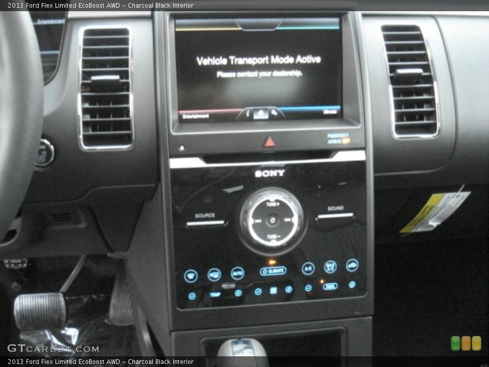 Charcoal Black Interior Controls for the 2013 Ford Flex Limited EcoBoost AWD #73081371