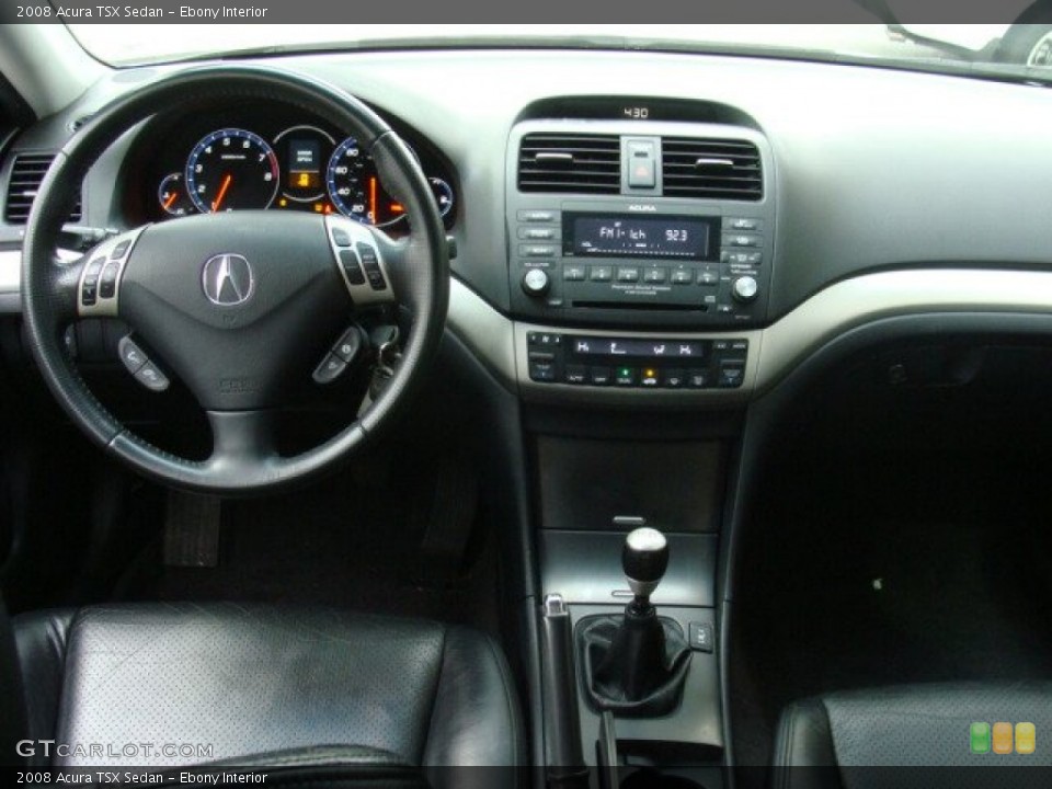 Ebony Interior Dashboard for the 2008 Acura TSX Sedan #73085142