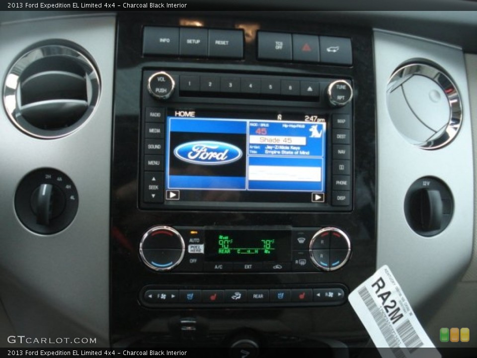 Charcoal Black Interior Controls for the 2013 Ford Expedition EL Limited 4x4 #73085466