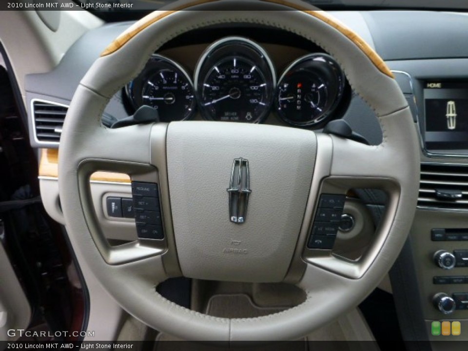 Light Stone Interior Steering Wheel for the 2010 Lincoln MKT AWD #73087059