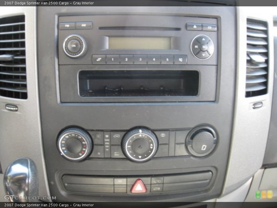 Gray Interior Controls for the 2007 Dodge Sprinter Van 2500 Cargo #73087260