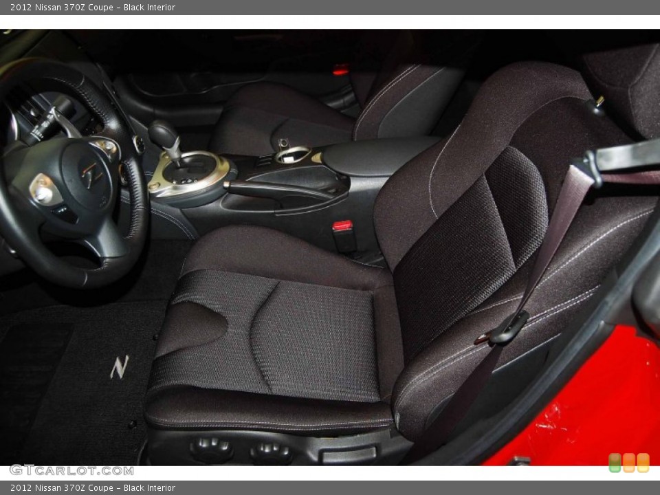 Black Interior Front Seat for the 2012 Nissan 370Z Coupe #73088094