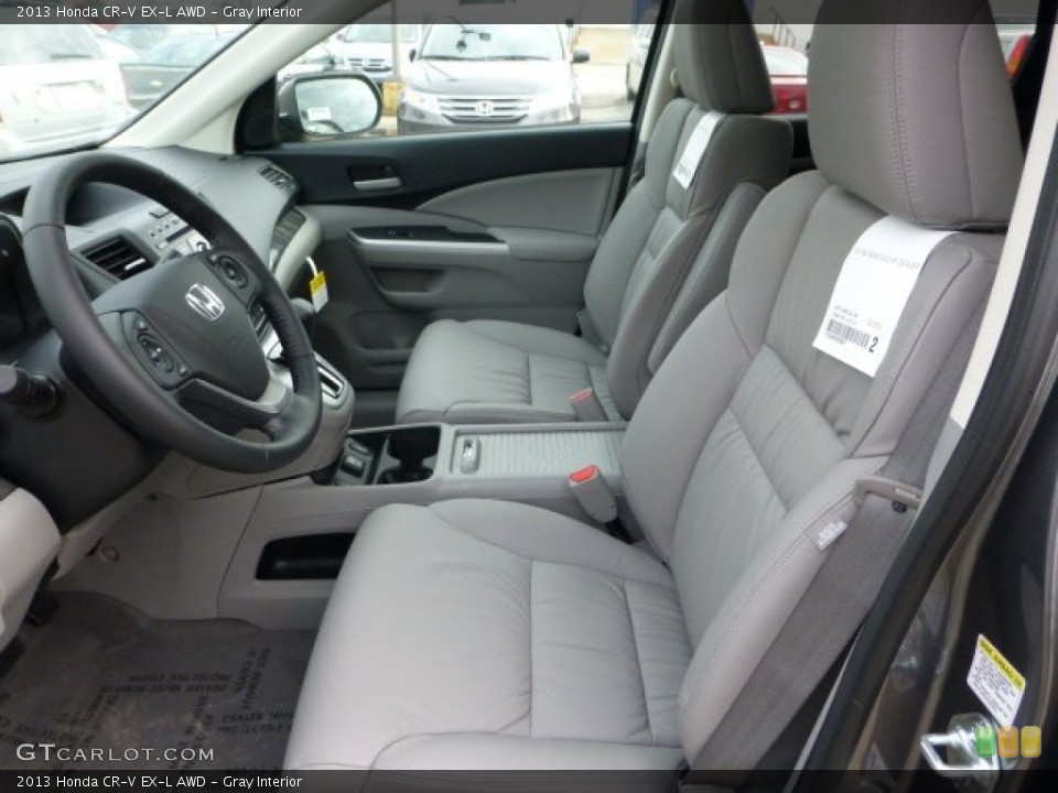 Gray Interior Front Seat for the 2013 Honda CR-V EX-L AWD #73088478
