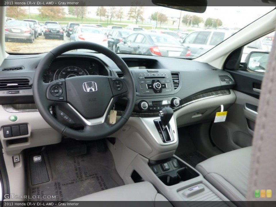 Gray Interior Dashboard for the 2013 Honda CR-V EX-L AWD #73088514