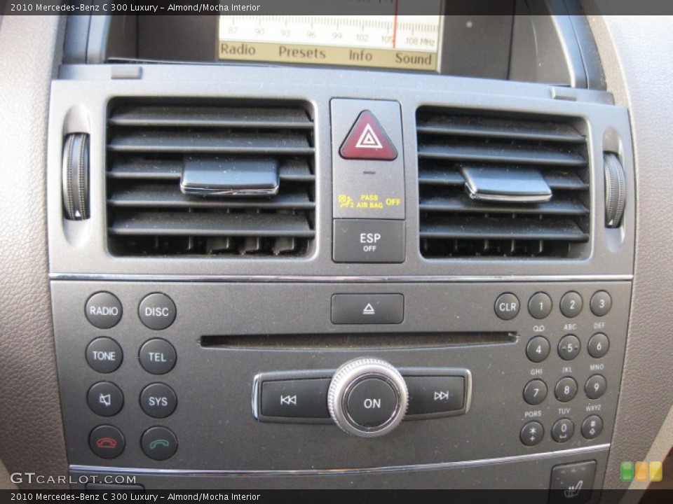 Almond/Mocha Interior Controls for the 2010 Mercedes-Benz C 300 Luxury #73090791