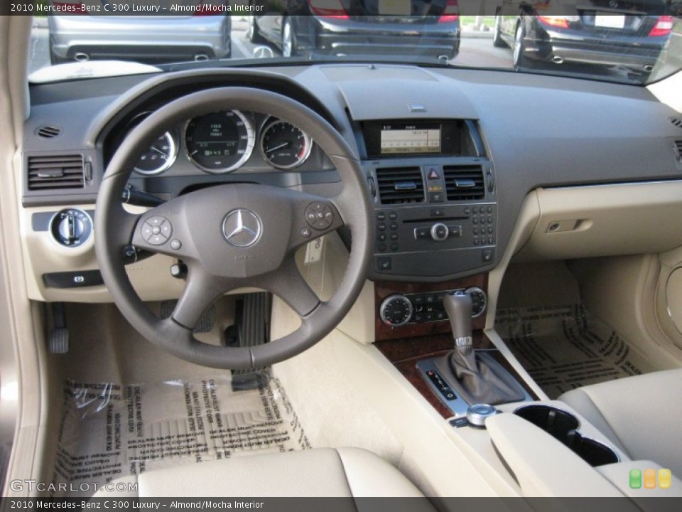 Almond/Mocha Interior Dashboard for the 2010 Mercedes-Benz C 300 Luxury #73091049