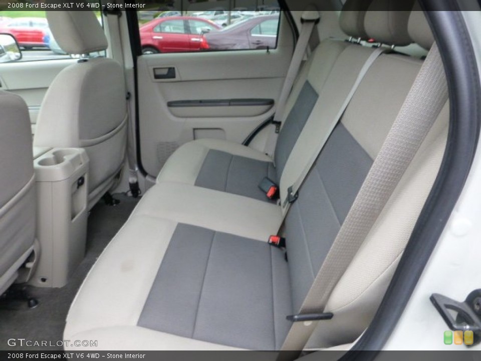 Stone Interior Rear Seat for the 2008 Ford Escape XLT V6 4WD #73092146