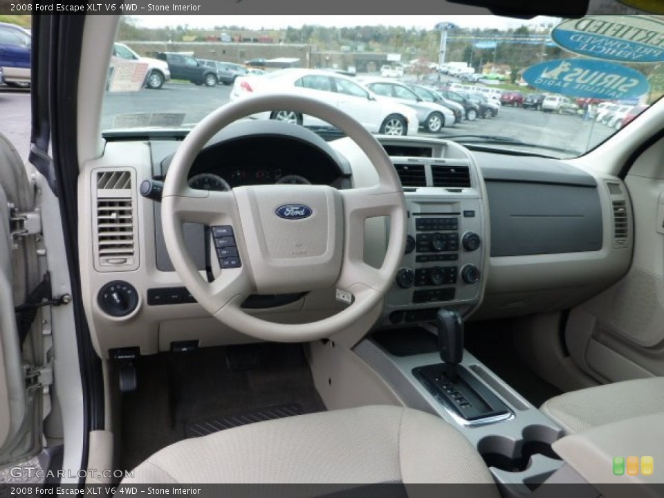 Stone Interior Dashboard for the 2008 Ford Escape XLT V6 4WD #73092162