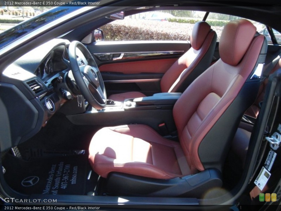 Red/Black Interior Photo for the 2012 Mercedes-Benz E 350 Coupe #73093548