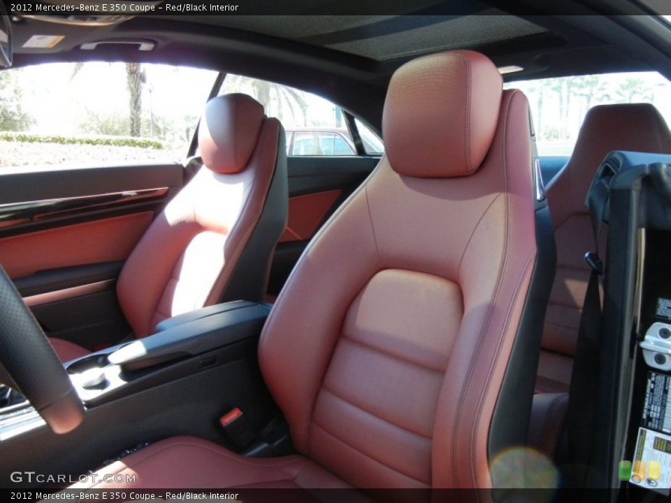 Red/Black Interior Photo for the 2012 Mercedes-Benz E 350 Coupe #73093562