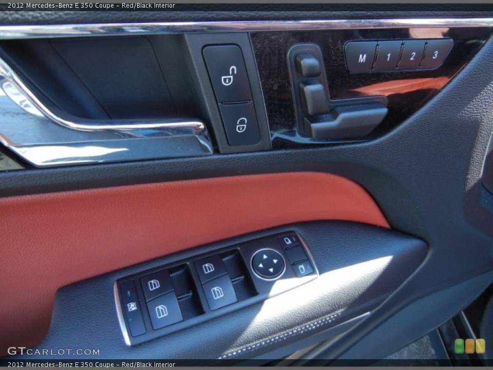 Red/Black Interior Controls for the 2012 Mercedes-Benz E 350 Coupe #73093584