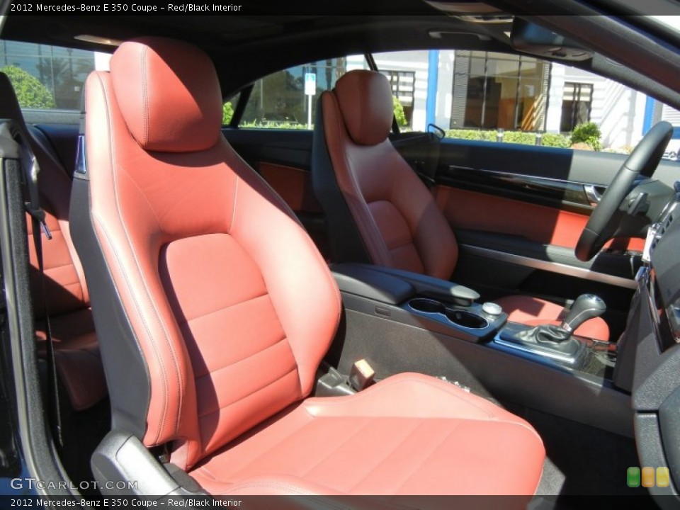 Red/Black Interior Photo for the 2012 Mercedes-Benz E 350 Coupe #73093682