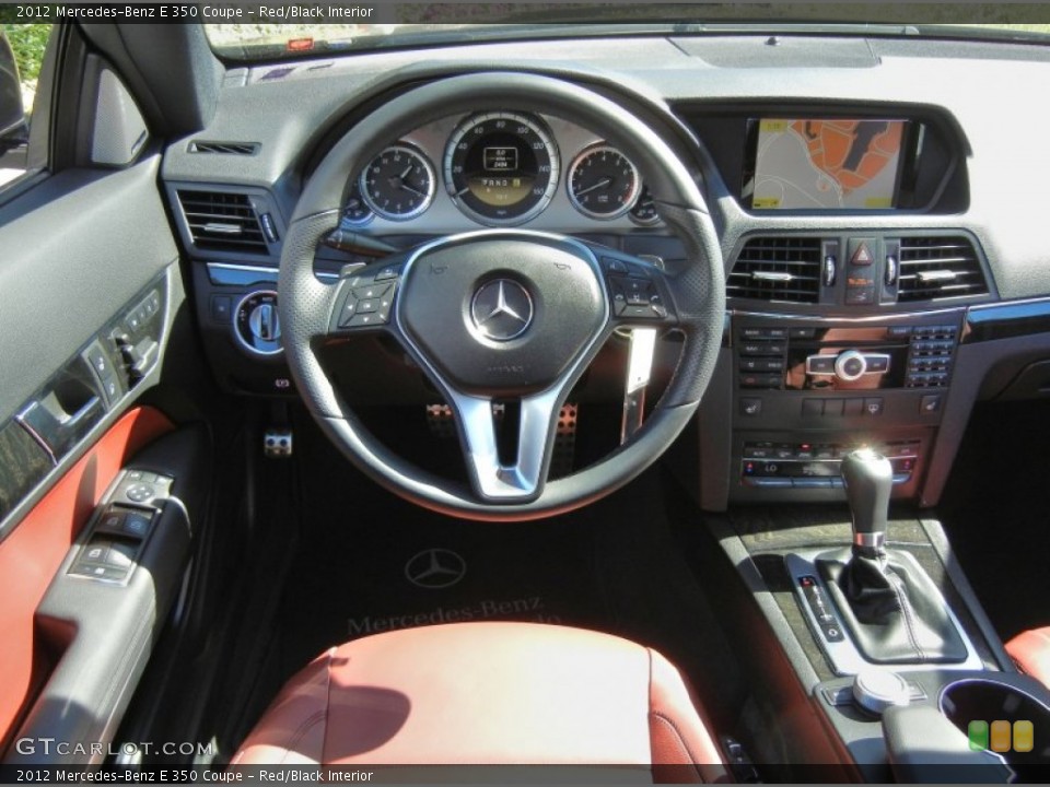 Red/Black Interior Steering Wheel for the 2012 Mercedes-Benz E 350 Coupe #73093755