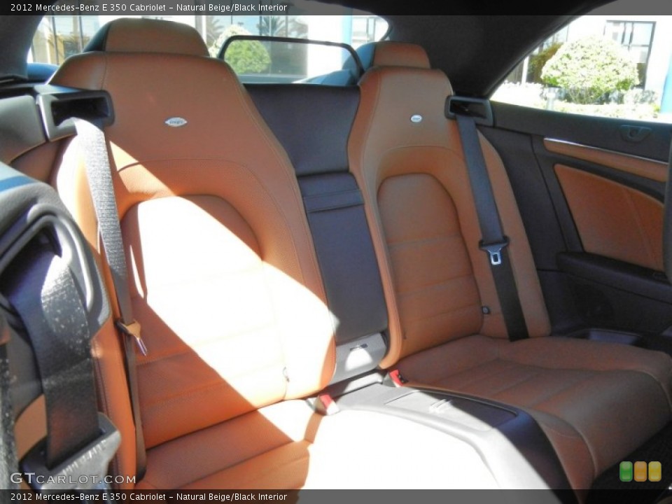 Natural Beige/Black Interior Photo for the 2012 Mercedes-Benz E 350 Cabriolet #73094391