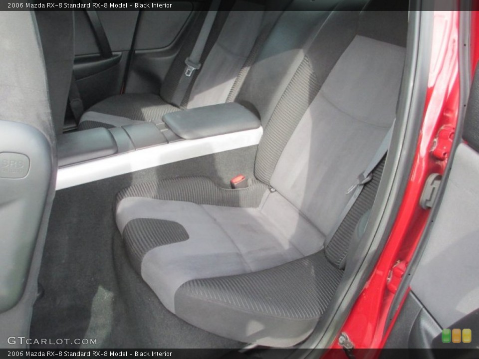 Black Interior Rear Seat for the 2006 Mazda RX-8  #73094419