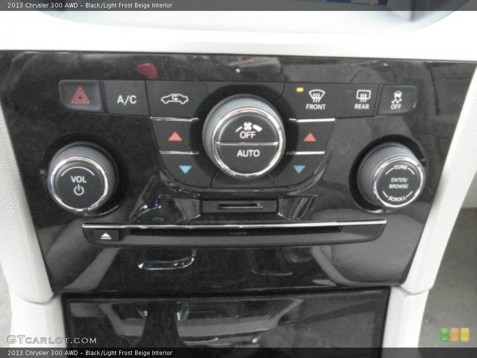Black/Light Frost Beige Interior Controls for the 2013 Chrysler 300 AWD #73094769