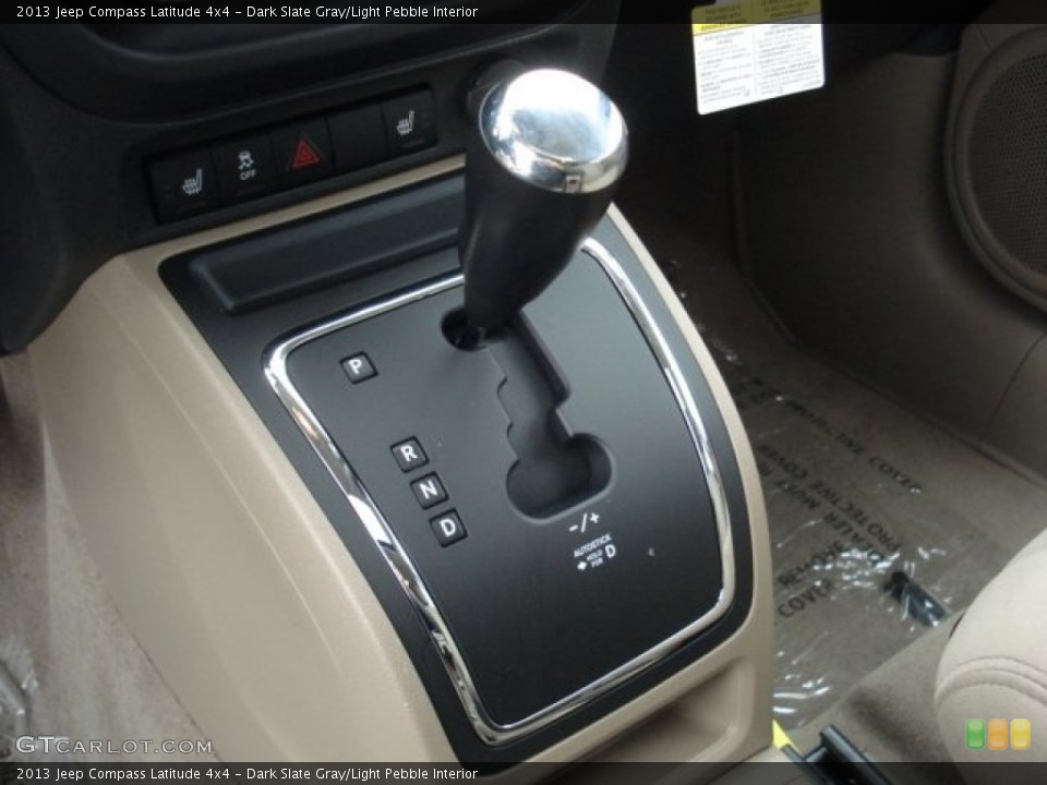 Dark Slate Gray/Light Pebble Interior Transmission for the 2013 Jeep Compass Latitude 4x4 #73095618