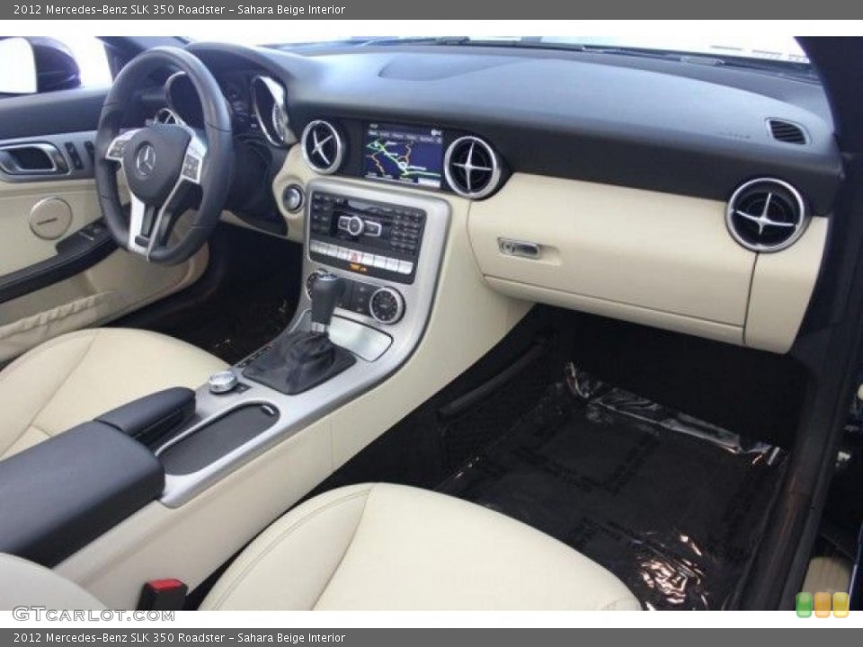 Sahara Beige Interior Dashboard for the 2012 Mercedes-Benz SLK 350 Roadster #73097280