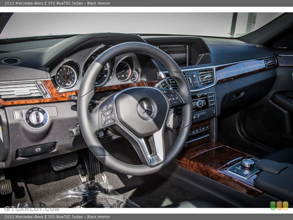 Black Interior Dashboard for the 2013 Mercedes-Benz E 350 BlueTEC Sedan #73098130