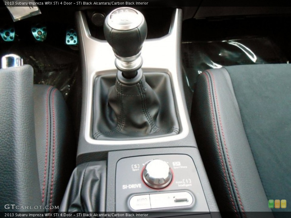 STi Black Alcantara/Carbon Black Interior Transmission for the 2013 Subaru Impreza WRX STi 4 Door #73098765