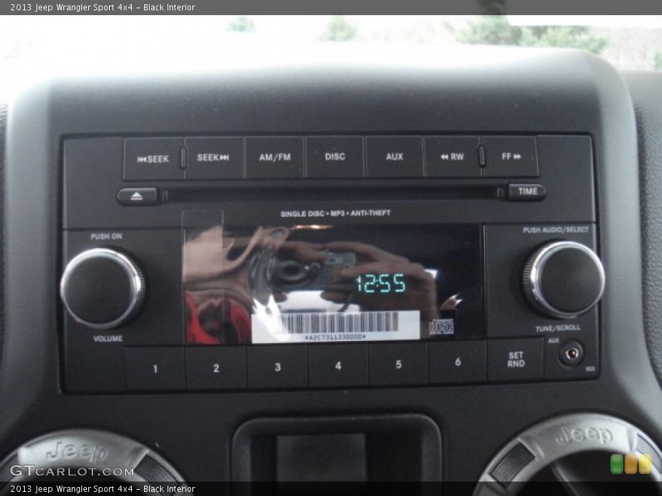 Black Interior Audio System for the 2013 Jeep Wrangler Sport 4x4 #73099233