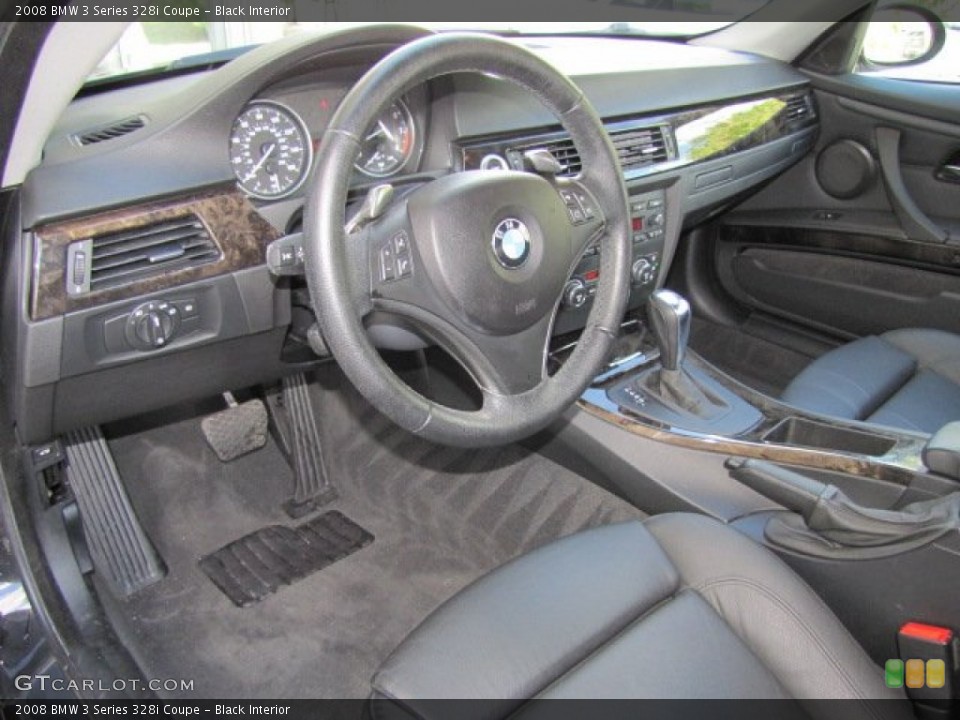 Black Interior Prime Interior for the 2008 BMW 3 Series 328i Coupe #73099344
