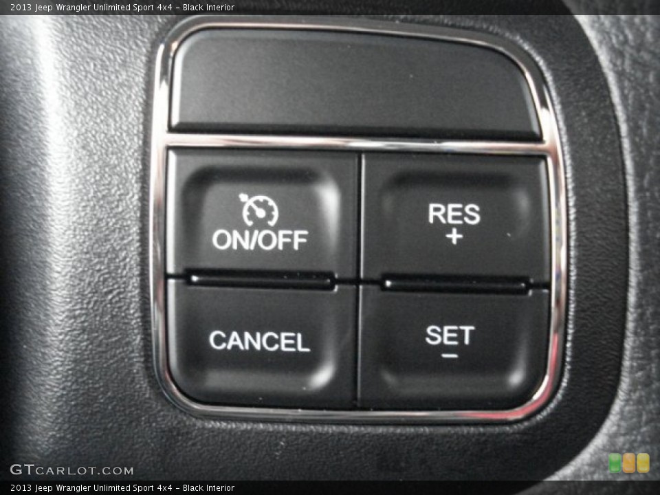 Black Interior Controls for the 2013 Jeep Wrangler Unlimited Sport 4x4 #73100537