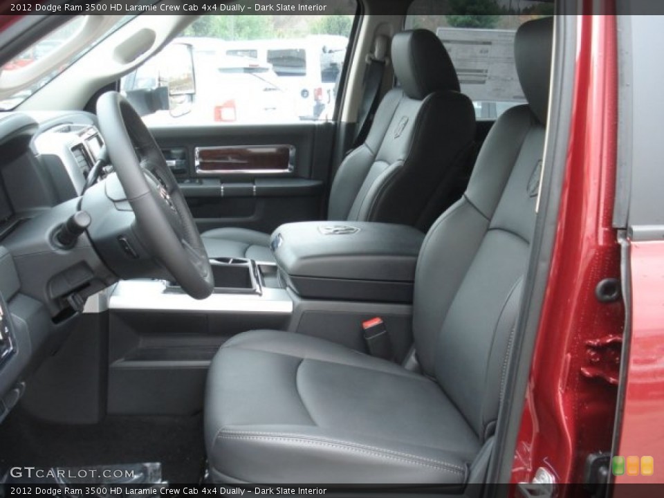 Dark Slate Interior Front Seat for the 2012 Dodge Ram 3500 HD Laramie Crew Cab 4x4 Dually #73102875