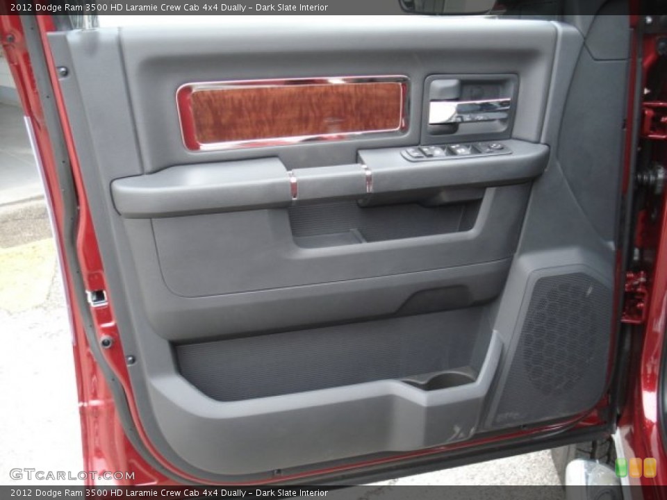 Dark Slate Interior Door Panel for the 2012 Dodge Ram 3500 HD Laramie Crew Cab 4x4 Dually #73102896