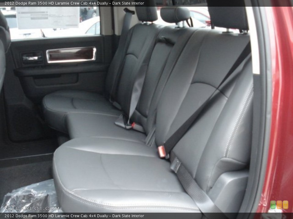 Dark Slate Interior Rear Seat for the 2012 Dodge Ram 3500 HD Laramie Crew Cab 4x4 Dually #73102914