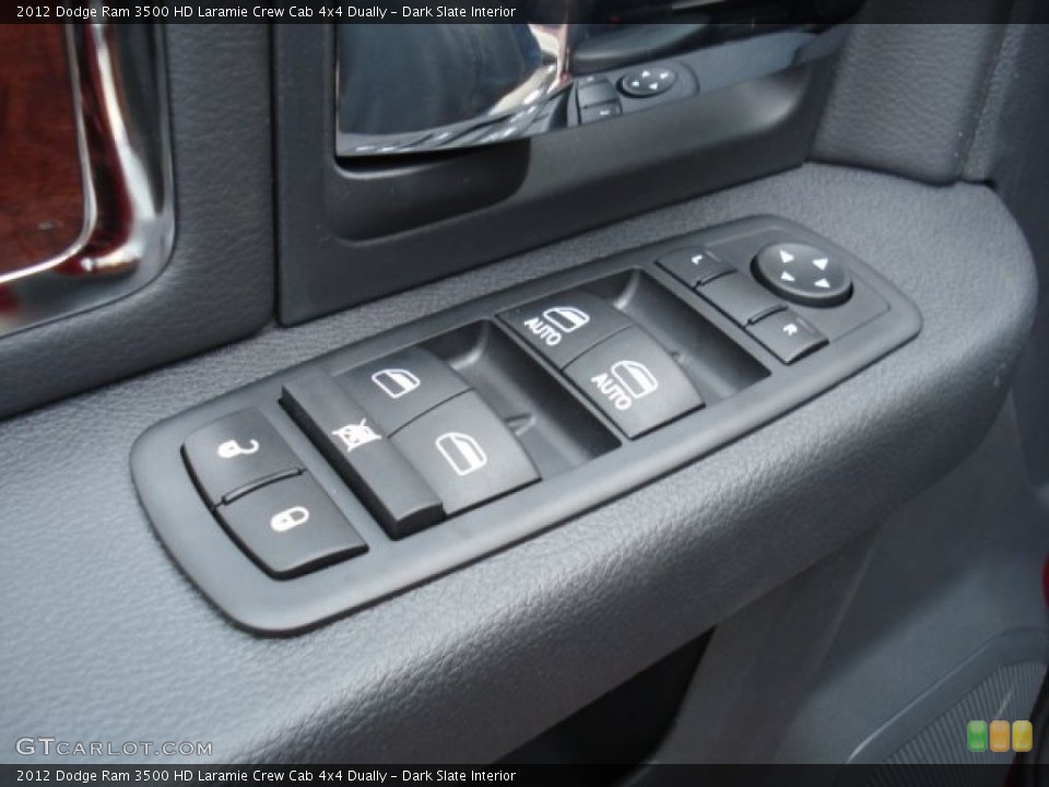 Dark Slate Interior Controls for the 2012 Dodge Ram 3500 HD Laramie Crew Cab 4x4 Dually #73102950