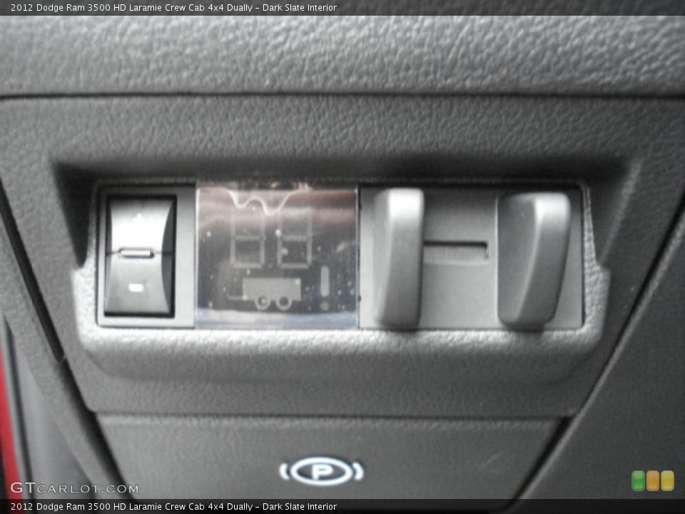 Dark Slate Interior Controls for the 2012 Dodge Ram 3500 HD Laramie Crew Cab 4x4 Dually #73102971