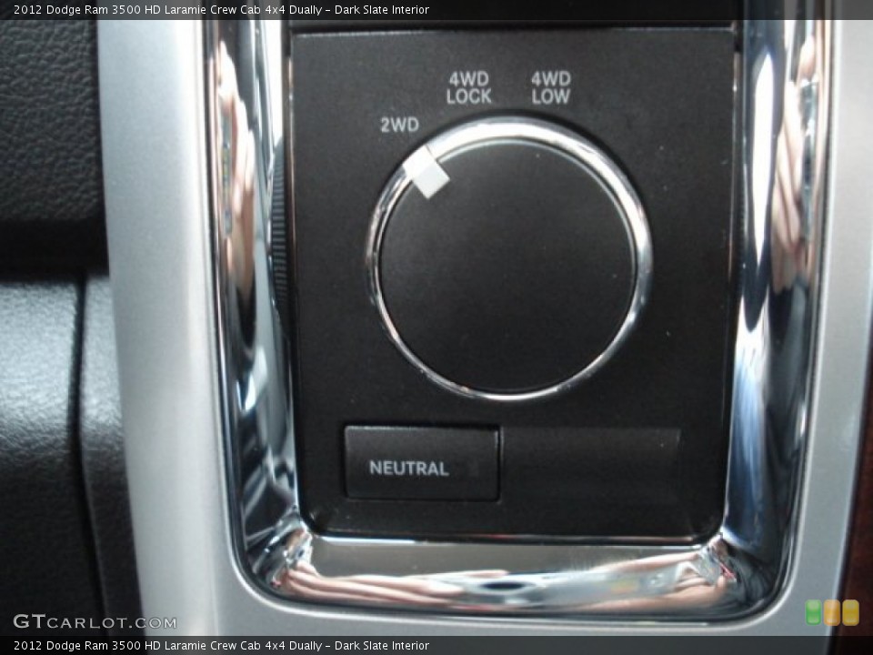 Dark Slate Interior Controls for the 2012 Dodge Ram 3500 HD Laramie Crew Cab 4x4 Dually #73103004