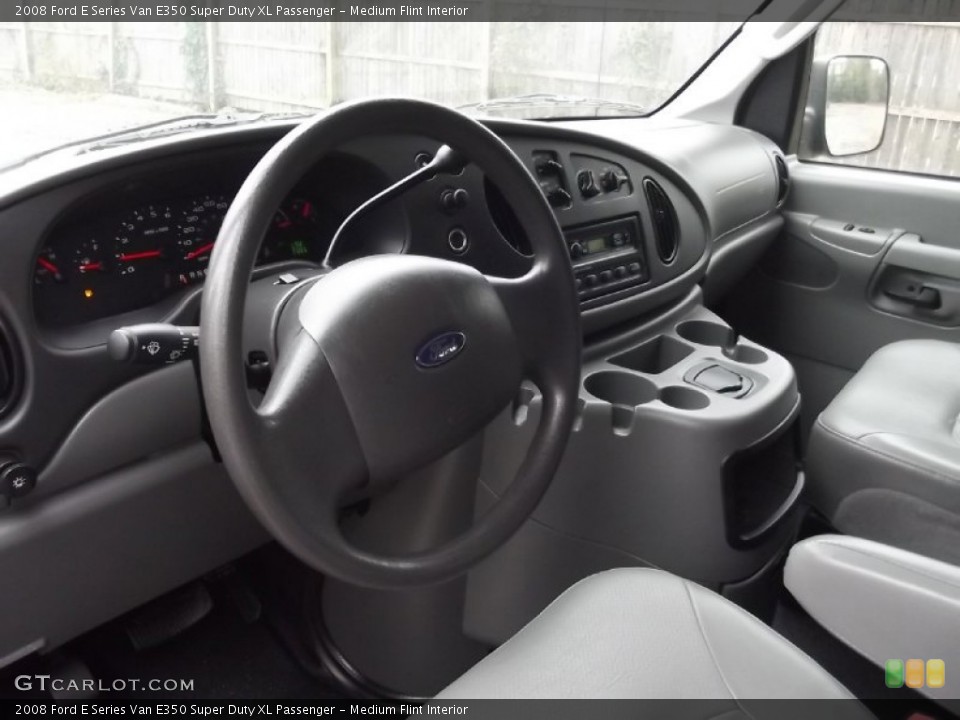 Medium Flint Interior Prime Interior for the 2008 Ford E Series Van E350 Super Duty XL Passenger #73107396