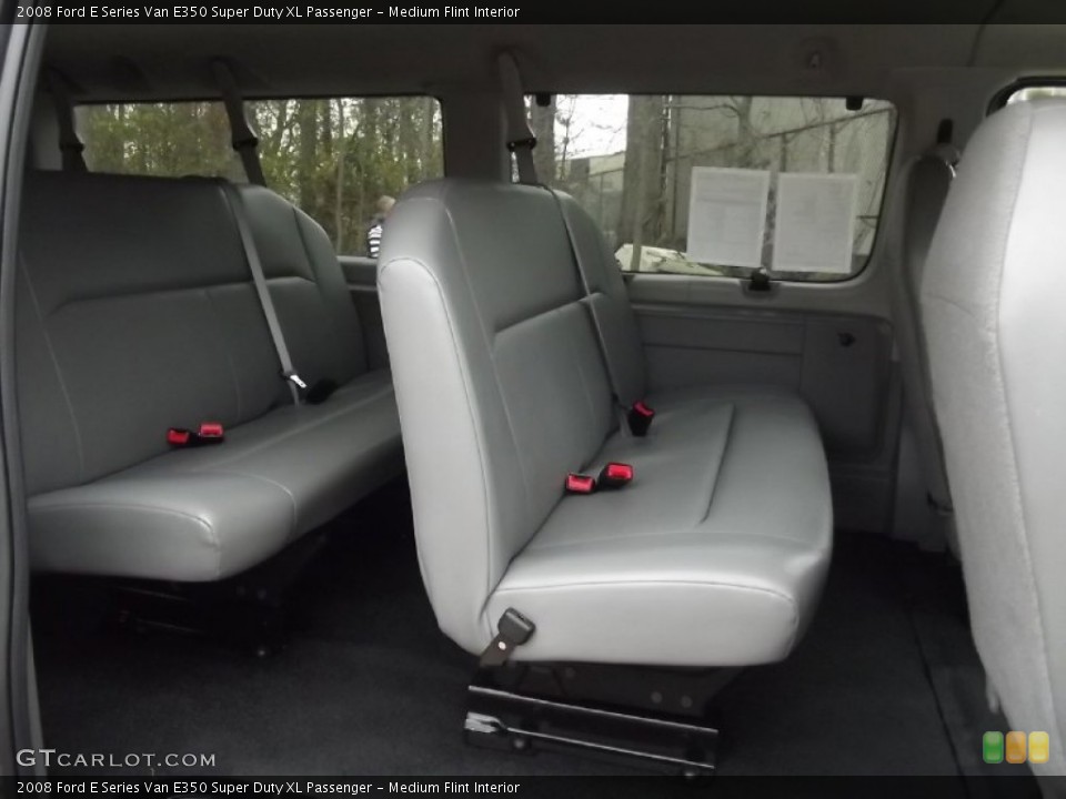 Medium Flint Interior Rear Seat for the 2008 Ford E Series Van E350 Super Duty XL Passenger #73107442