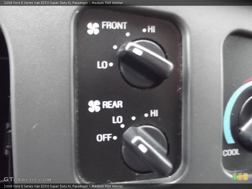 Medium Flint Interior Controls for the 2008 Ford E Series Van E350 Super Duty XL Passenger #73107513