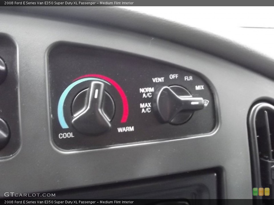 Medium Flint Interior Controls for the 2008 Ford E Series Van E350 Super Duty XL Passenger #73107531