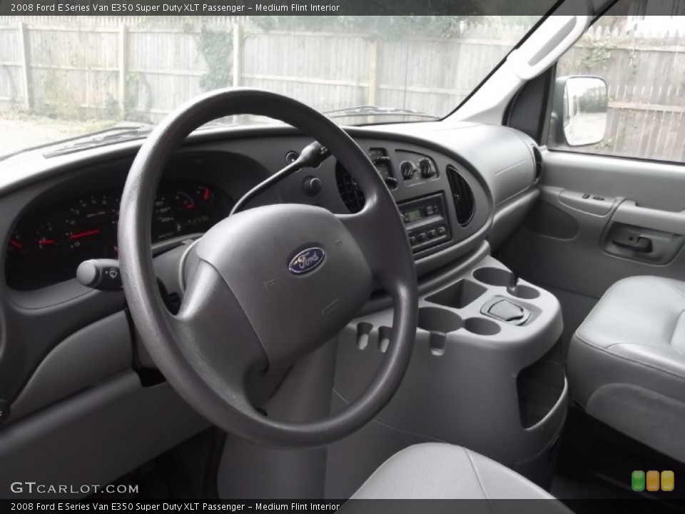 Medium Flint Interior Dashboard for the 2008 Ford E Series Van E350 Super Duty XLT Passenger #73107702