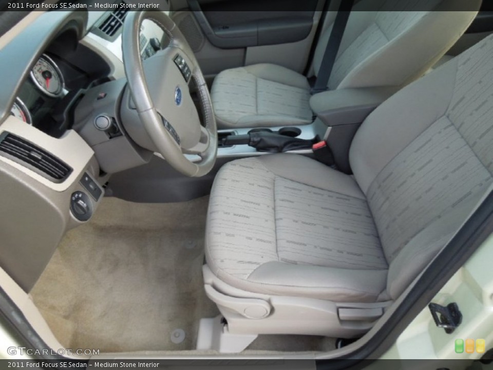 Medium Stone Interior Photo for the 2011 Ford Focus SE Sedan #73107843