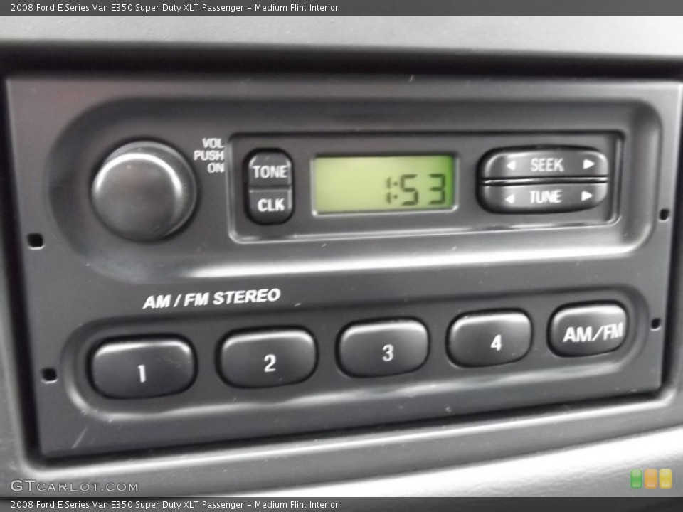 Medium Flint Interior Audio System for the 2008 Ford E Series Van E350 Super Duty XLT Passenger #73107848