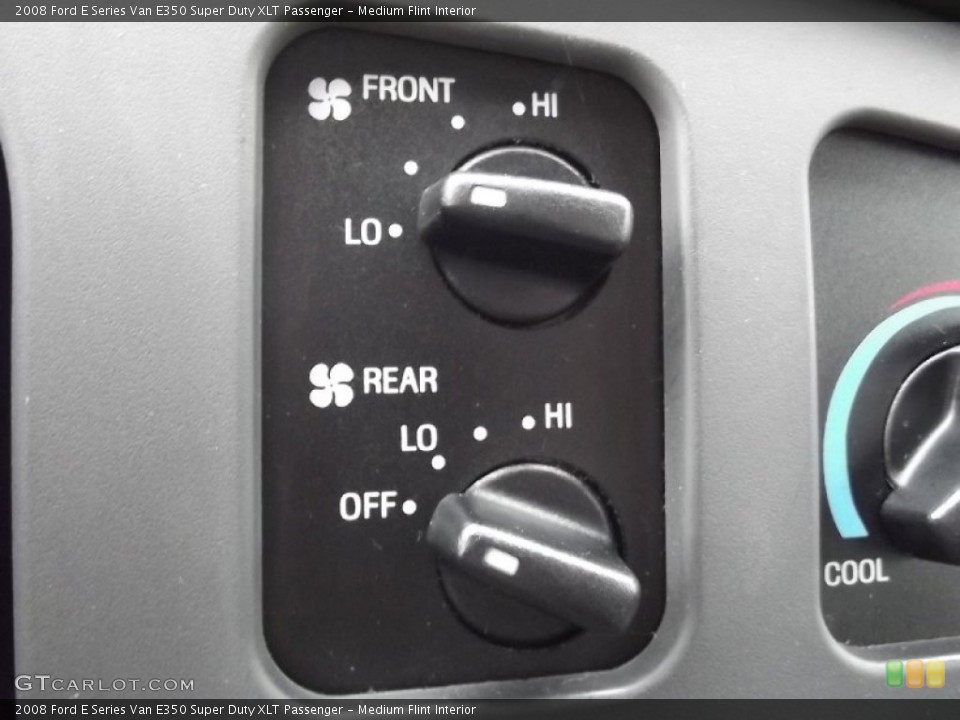 Medium Flint Interior Controls for the 2008 Ford E Series Van E350 Super Duty XLT Passenger #73107861