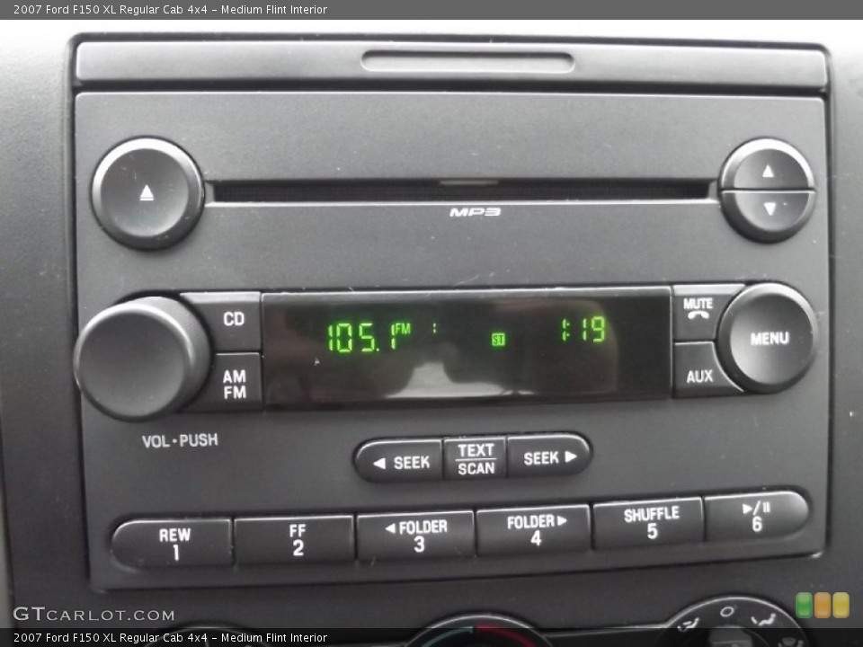 Medium Flint Interior Audio System for the 2007 Ford F150 XL Regular Cab 4x4 #73108125