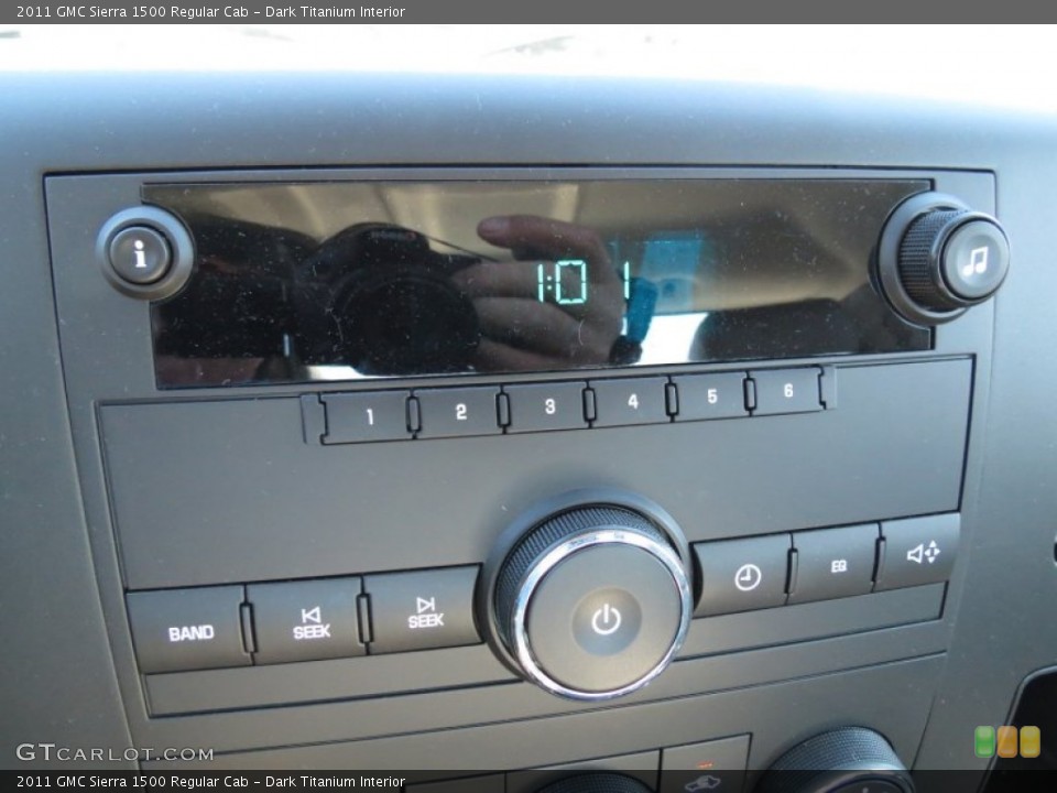 Dark Titanium Interior Audio System for the 2011 GMC Sierra 1500 Regular Cab #73111233