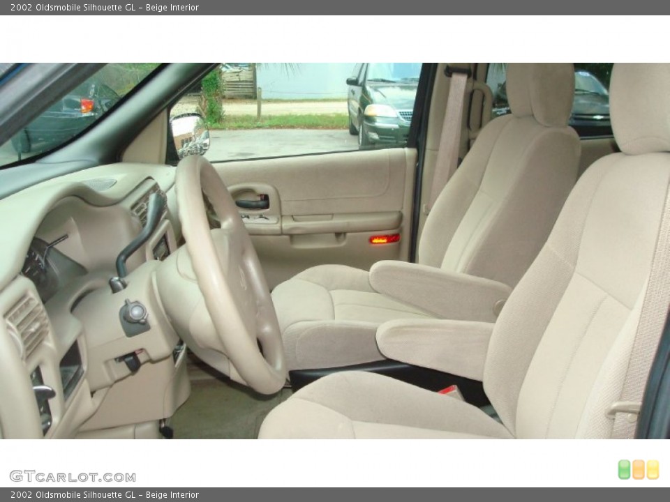 Beige Interior Front Seat for the 2002 Oldsmobile Silhouette GL #73112079