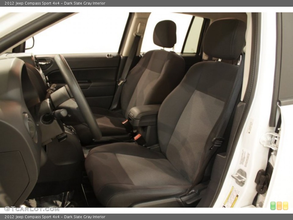 Dark Slate Gray Interior Photo for the 2012 Jeep Compass Sport 4x4 #73112373